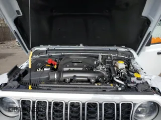 2025 Jeep Wrangler Sahara with VIN 1C4PJXENXSW506251, listed as a Copart auction lot 44613595 with 3,917 mi miles and Clean Title. Bid and sale history available at DreamBid. Image 11.