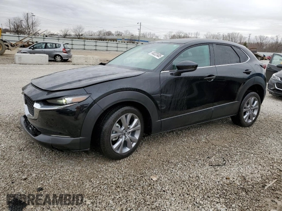 2022 Mazda CX-30 2.5 S Select Package with VIN 3MVDMBBL7NM451745, listed as a Copart auction lot 48222405 with 15,604 mi miles and Salvage Title. Bid and sale history available at carsss.com. Image 1.