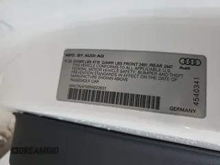 2023 Audi A5 S line Premium Plus z VIN WAUTAAF55PA022631, wystawiony jako Copart lot #44310295 z przebiegiem 15 391 mil mil oraz Szkoda całkowita • Salvage title. Historia ofert i sprzedaży dostępna na DreamBid. Obrazek 13.