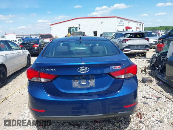 2015 Hyundai Elantra SE with VIN 5NPDH4AE7FH592603, listed as a IAAI auction lot 42155612 with 128,251 mi miles and . Bid and sale history available at DreamBid. Image 16.
