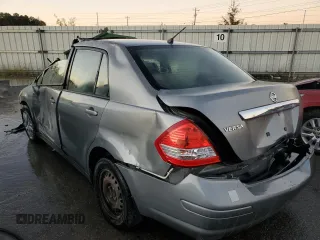 2010 Nissan Versa 1.8 S with VIN 3N1BC1AP3AL466837, listed as a Copart auction lot 81192114 with 64,633 mi miles and Salvage Title. Bid and sale history available at carsss.com. Image 2.