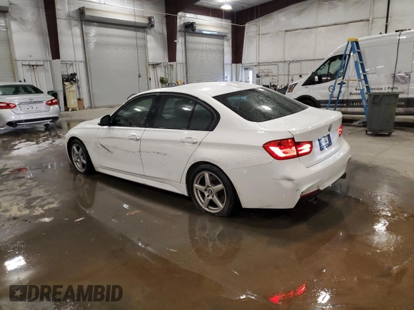 2013 BMW 3 Series ActiveHybrid 3 with VIN WBA3F9C57DF483770, listed as a Copart auction lot 47087475 with 115,576 mi miles and Salvage Title. Bid and sale history available at carsss.com. Image 2.