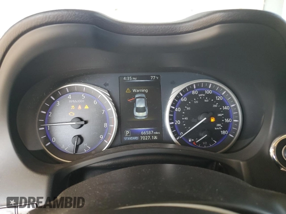 2015 Infiniti Q50 Premium with VIN JN1BV7AP4FM332073, listed as a Copart auction lot 46950325 with 66,587 mi miles and Salvage Title. Bid and sale history available at carsss.com. Image 9.