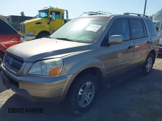 2005 Honda Pilot EX-L with RES with VIN 2HKYF186X5H506915, listed as a IAAI auction lot 42035760 with 234,624 mi miles. Bid and sale history available at carsss.com. Image 2.