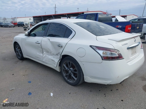 2012 Nissan Maxima 3.5 S with VIN 1N4AA5AP7CC807148, listed as a IAAI auction lot 41359873 with 139,682 mi miles. Bid and sale history available at carsss.com. Image 3.