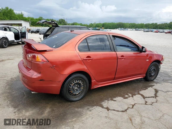 2009 Mitsubishi Lancer GTS with VIN JA3AU86W69U018641, listed as a Copart auction lot 54260075 with 177,624 mi miles and Clean Title. Bid and sale history available at carsss.com. Image 3.