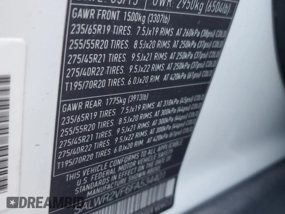 2015 Land Rover Range Rover Sport HSE with VIN SALWR2VF6FA534401, listed as a Copart auction lot 54190775 with 81,329 mi miles and Salvage title. Bid and sale history available at DreamBid. Image 13.
