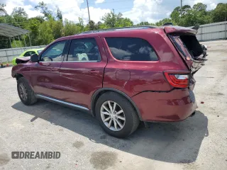 2016 Dodge Durango SXT with VIN 1C4RDHAG0GC466736, listed as a Copart auction lot 59437525 with 221,856 mi miles and Salvage title. Bid and sale history available at DreamBid. Image 2.