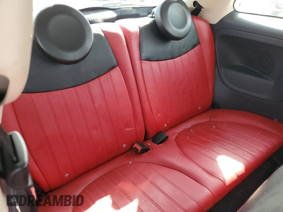 2012 FIAT 500 Lounge with VIN 3C3CFFCR0CT121390, listed as a Copart auction lot 54912265 with 109,885 mi miles and Salvage title. Bid and sale history available at DreamBid. Image 10.