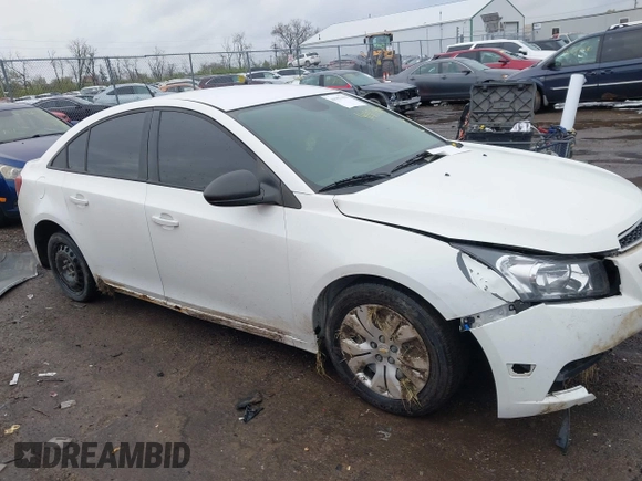 2014 Chevrolet Cruze LS with VIN 1G1PA5SH0E7145168, listed as a IAAI auction lot 41957410 with 151,422 mi miles and . Bid and sale history available at DreamBid. Image 14.