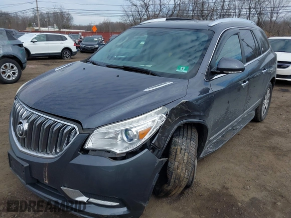 2014 Buick Enclave Leather with VIN 5GAKVBKD2EJ233953, listed as a IAAI auction lot 41658900 with 63,728 mi miles and . Bid and sale history available at DreamBid. Image 17.
