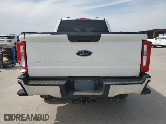 2023 Ford F-250 XL with VIN 1FT7W2BT3PEC29303, listed as a Copart auction lot 53552425 with 68,303 mi miles and Salvage Title. Bid and sale history available at DreamBid. Image 6.