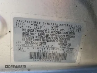 2015 Nissan Note S Plus с VIN 3N1CE2CP4FL362561, выставлен на аукционе Copart как лот 85737954 с пробегом 153 136 миль миль и Списание • Salvage title. История ставок и продаж доступна на DreamBid. Изображение 13.