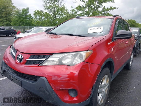 2015 Toyota RAV4 LE with VIN 2T3BFREV0FW249662, listed as a IAAI auction lot 42333319 with 128,030 mi miles and . Bid and sale history available at DreamBid. Image 6.