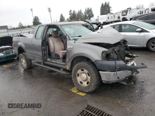 2005 Ford F-150 STX with VIN 1FTRX14W05NA02882, listed as a Copart auction lot 84502524 with 0 mi miles and Salvage Title. Bid and sale history available at carsss.com. Image 4.