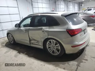 2017 Audi SQ5 Prestige with VIN WA1VCAFP9HA059832, listed as a Copart auction lot 41493775 with 162,554 mi miles and Salvage Title. Bid and sale history available at carsss.com. Image 2.
