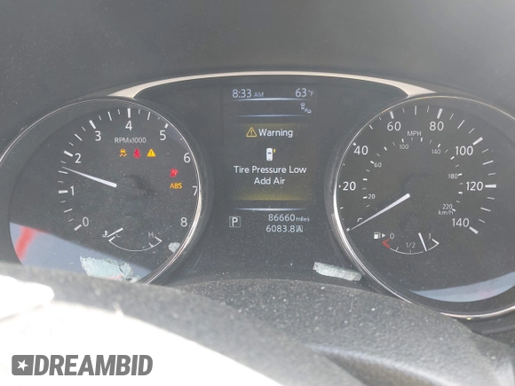 2016 Nissan Rogue SV with VIN KNMAT2MT6GP714311, listed as a IAAI auction lot 41802626 with 86,660 mi miles. Bid and sale history available at carsss.com. Image 15.