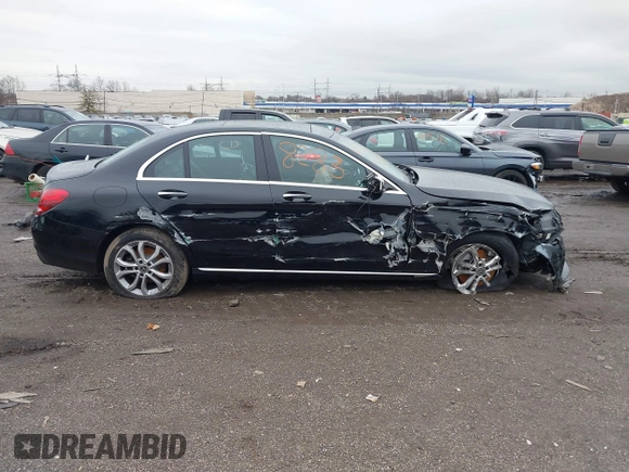 2017 Mercedes-Benz C 300 with VIN 55SWF4KB0HU224122, listed as a IAAI auction lot 41128283 with 93,861 mi miles and . Bid and sale history available at carsss.com. Image 14.