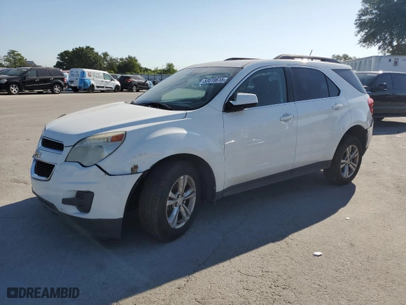 2014 Chevrolet Equinox LT with VIN 2GNALBEK4E1141061, listed as a Copart auction lot 53510615 with 138,116 mi miles and Salvage Title. Bid and sale history available at carsss.com. Image 1.