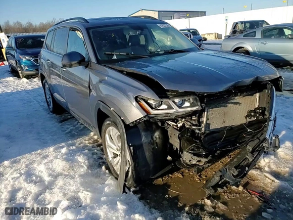 2022 Volkswagen Atlas 3.6L V6 SE w/Technology with VIN 1V2WR2CA8NC543441, listed as a Copart auction lot 87537335 with 64,933 mi miles and Non Repairable. Bid and sale history available at carsss.com. Image 15.