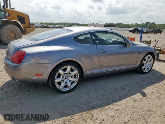 2006 Bentley Continental GT GT z VIN SCBCR63W96C038598, wystawiony jako Copart lot #57393355 z przebiegiem 35 297 mil mil oraz Czysty tytuł • Clean title. Historia ofert i sprzedaży dostępna na DreamBid. Obrazek 3.