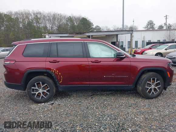 2023 Jeep Grand Cherokee Limited z VIN 1C4RJKBG6P8810318, wystawiony jako IAAI lot #41519714 z przebiegiem 56 777 mil mil oraz . Historia ofert i sprzedaży dostępna na DreamBid. Obrazek 13.