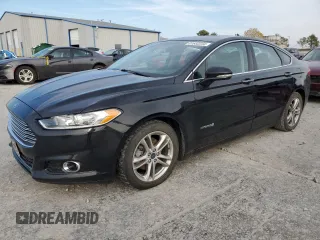 2016 Ford Fusion Titanium Hybrid with VIN 3FA6P0RU2GR203760, listed as a Copart auction lot 81682234 with 142,313 mi miles and Salvage Title. Bid and sale history available at carsss.com. Image 1.