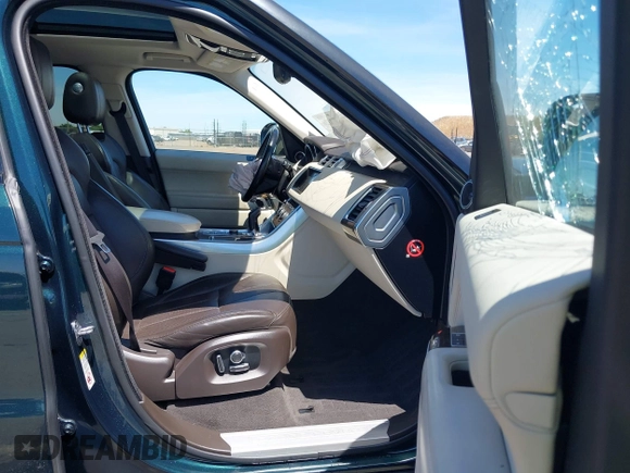 2017 Land Rover Range Rover Sport HSE with VIN SALWR2FV7HA129950, listed as a IAAI auction lot 42269326 with 100,600 mi miles and . Bid and sale history available at DreamBid. Image 5.