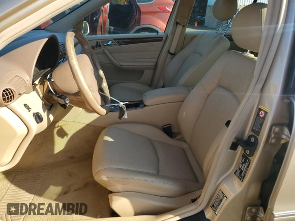 2003 Mercedes-Benz C with VIN WDBRH84JX3F393992, listed as a Copart auction lot 70216234 with 120,608 mi miles and Salvage title. Bid and sale history available at DreamBid. Image 7.