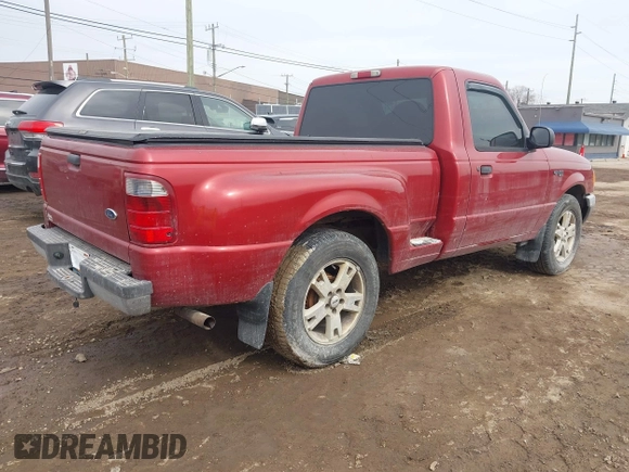 2001 Ford Ranger XL with VIN 1FTYR10C41PA06790, listed as a IAAI auction lot 41694457 with 190,910 mi miles. Bid and sale history available at carsss.com. Image 4.