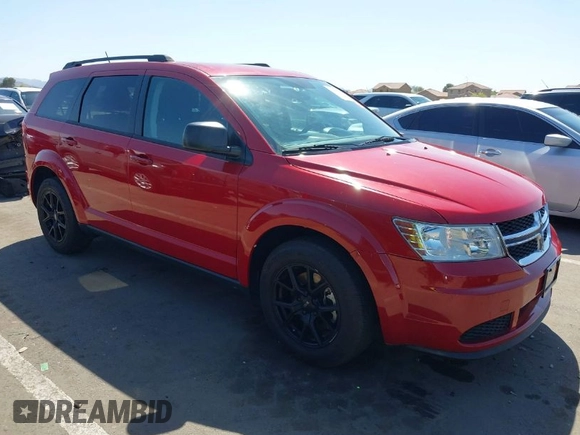 2016 Dodge Journey SE with VIN 3C4PDCAB9GT222554, listed as a IAAI auction lot 41997944 with 102,238 mi miles. Bid and sale history available at carsss.com. Image 1.