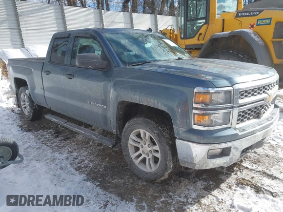 2014 Chevrolet Silverado 1500 LT with VIN 1GCVKREC0EZ291142, listed as a IAAI auction lot 41288155 with 112,384 mi miles and . Bid and sale history available at DreamBid. Image 1.