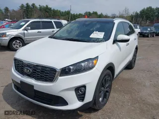 2020 Kia Sorento EX V6 with VIN 5XYPHDA5XLG696406, listed as a IAAI auction lot 41692137 with 76,812 mi miles. Bid and sale history available at carsss.com. Image 2.