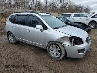 2008 Kia Rondo LX with VIN KNAFG526287205808, listed as a Copart auction lot 52969815 with 117,282 mi miles and Clean Title. Bid and sale history available at carsss.com. Image 4.
