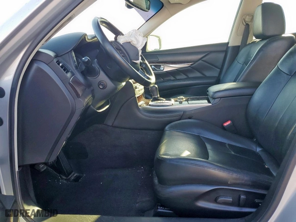 2013 Infiniti M37 with VIN JN1BY1AP8DM511119, listed as a Copart auction lot 48503625 with 0 miles and Salvage Title. Bid and sale history available at carsss.com. Image 7.