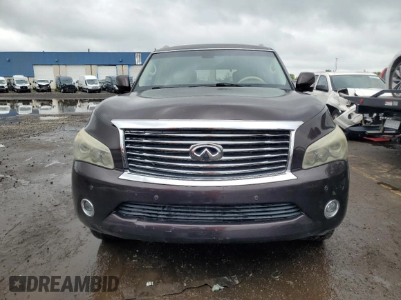 2013 Infiniti QX56 z VIN JN8AZ2NF7D9550269, wystawiony jako Copart lot #56836875 z przebiegiem 218 176 mil mil oraz Czysty tytuł • Clean title. Historia ofert i sprzedaży dostępna na DreamBid. Obrazek 5.