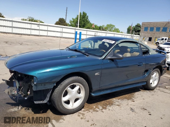 1995 Ford Mustang GT with VIN 1FALP42T5SF103346, listed as a Copart auction lot 56422635 with 31,616 mi miles and Salvage title. Bid and sale history available at DreamBid. Image 1.