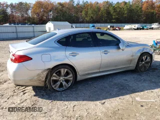 2013 Infiniti M37 with VIN JN1BY1AP9DM510965, listed as a Copart auction lot 80329254 with 119,103 mi miles and Salvage Title. Bid and sale history available at carsss.com. Image 3.