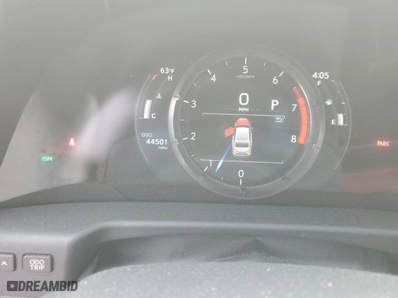 2019 Lexus ES with VIN 58ABZ1B18KU006381, listed as a Copart auction lot 53826425 with 44,501 mi miles and Salvage Title. Bid and sale history available at carsss.com. Image 9.