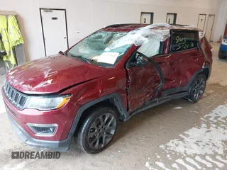 2021 Jeep Compass 80th Anniversary with VIN 3C4NJDEBXMT529078, listed as a IAAI auction lot 42322941 with Not provided miles and . Bid and sale history available at DreamBid. Image 2.