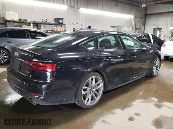 2019 Audi A5 Sportback Premium Plus with VIN WAUENCF53KA007031, listed as a Copart auction lot 43789944 with 66,169 mi miles. Bid and sale history available at carsss.com. Image 3.