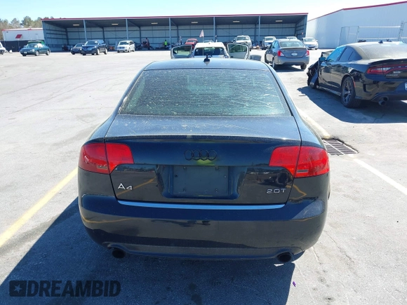 2008 Audi A4 2.0T with VIN WAUAF78EX8A017337, listed as a IAAI auction lot 41826061 with 272,990 mi miles. Bid and sale history available at carsss.com. Image 16.