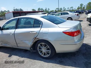 2011 Hyundai Genesis with VIN KMHGC4DF4BU130348, listed as a IAAI auction lot 41816459 with 151,650 mi miles and . Bid and sale history available at DreamBid. Image 6.