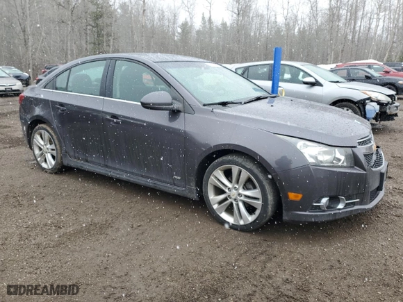 2011 Chevrolet Cruze LT w/2LT with VIN 1G1PG5S91B7233231, listed as a Copart auction lot 50261935 with 160,604 mi miles and Salvage Title. Bid and sale history available at carsss.com. Image 4.