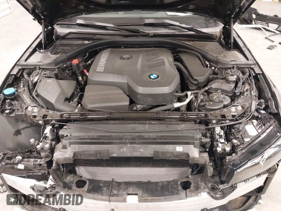 2025 BMW 3 Series 330i xDrive with VIN 3MW89CW03S8F07417, listed as a IAAI auction lot 41645759 with 1,345 mi miles. Bid and sale history available at carsss.com. Image 10.