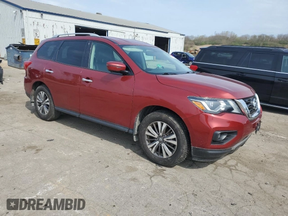 2017 Nissan Pathfinder SL with VIN 5N1DR2MM7HC903543, listed as a Copart auction lot 54756485 with 127,723 mi miles and Clean Title. Bid and sale history available at carsss.com. Image 4.