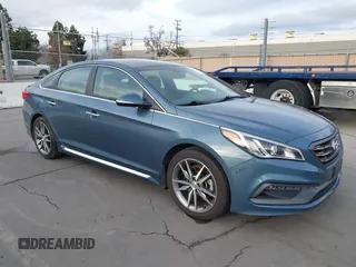 2015 Hyundai Sonata Sport with VIN 5NPE34AB5FH232013, listed as a IAAI auction lot 41500098 with 133,725 mi miles and . Bid and sale history available at carsss.com. Image 1.