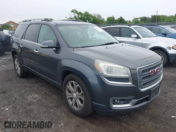 2014 GMC Acadia SLT z VIN 1GKKVRKD7EJ191355, wystawiony jako IAAI lot #42211938 z przebiegiem 170 034 mil mil oraz . Historia ofert i sprzedaży dostępna na DreamBid. Obrazek 1.