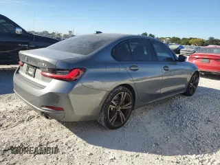 2023 BMW 3 Series 330e with VIN 3MW39FF03P8D03381, listed as a Copart auction lot 87578195 with 19,441 mi miles and Non Repairable. Bid and sale history available at carsss.com. Image 3.