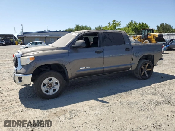 2017 Toyota Tundra SR5 with VIN 5TFEM5F19HX114444, listed as a Copart auction lot 61972665 with 103,231 mi miles and Salvage title. Bid and sale history available at DreamBid. Image 1.